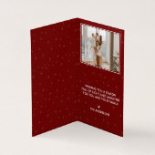 エレガントRed Merry Christmas & Happy New Year photo (内部)