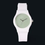 エレガントsage greenスクリプト名 腕時計<br><div class="desc">エレガントsage green white script name Watch..名前のパーソナライズ</div>