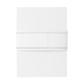 エレガントSage Greenスクリプ結婚ト 招待状ベリーバンド (裏面例)