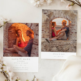 エレガントSage Green Photoのスクリプ結婚ト セーブザデート