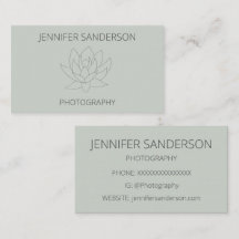 エレガントSage Lotus Flowerミニマリスト