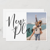 エレガントScript写真の日付の変更 セーブザデート (正面/裏面)