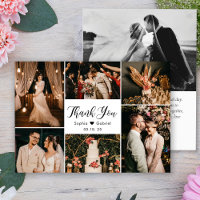 エレガントScript結婚の数々のPhoto Collage