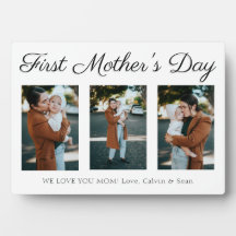 エレガントScript First Mother's Dayフォトコラージュ