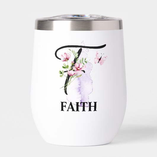 エレガントScript Letter F Monogram名パーソナライズされた (正面)