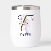 エレガントScript Letter F Monogram名パーソナライズされた (背面)