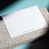 エレガントScript Monogram Watermarkノートカード ノートカード