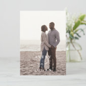 エレガントScript Photo結婚式招待状 招待状 (スタンド正面)