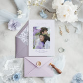 エレガントScript Photo Bible Verse Christian結婚. 招待状