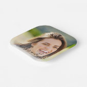 エレガントScript Photo Overlay卒業パーティー ペーパープレート (傾斜あり)