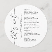 エレガントScript Roundのメ結婚ニュー メニュー (正面)