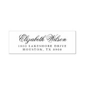 エレガントScript Self Inking差出人住所スタンプ セルフインキングスタンプ (デザイン)