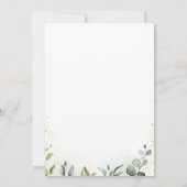 エレガントScript Surprise Retirementパーティー 招待状 (裏面)