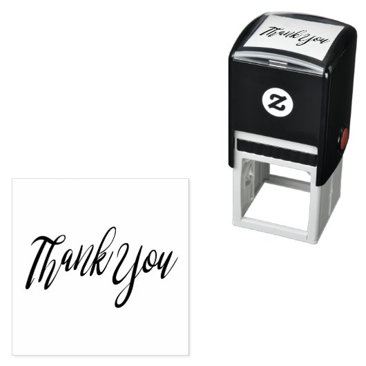 エレガントScript Thank You Self-Inking Stamp セルフインキングスタンプ (インサイチュ)