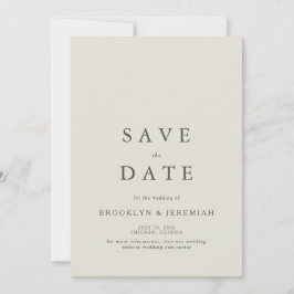 エレガントSerif Wedding Save the Date セーブザデート