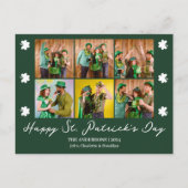 エレガントShamrock St. Patrick's Day Familyの写真 シーズンポストカード (正面)