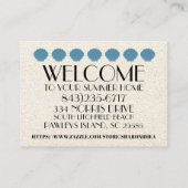 エレガントShell Calling Card / 連絡 /ビジネス コーリングカード (裏面)