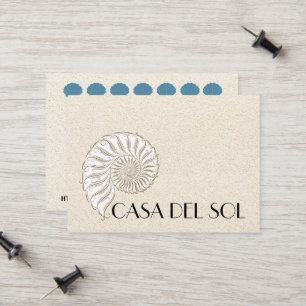 エレガントShell Calling Card / 連絡 /ビジネス コーリングカード