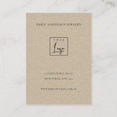 エレガントSilver Devider華美ミニマルのジュエリー(Silver Divider Div 名刺 (裏面)