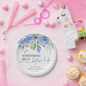 エレガントSomething Blueパーティー紙プレート ペーパープレート (パーティー)
