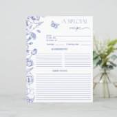 エレガントSomething Blueフローラブライダルシャワーレシピ (スタンド正面)