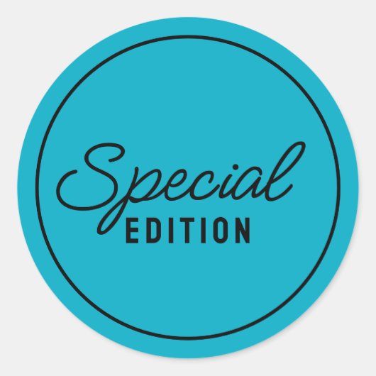 エレガントSpecial Editionスクリプト ラウンドシール (正面)