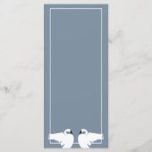 エレガントSwan、誕生日 メニュー (裏面)