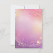 エレガントSweet sixteen誕生日招待状 招待状 (裏面)