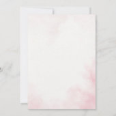 エレガントSweet sixteen誕生日 招待状 (裏面)