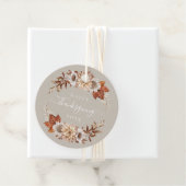 エレガントTaupe紅葉感謝祭 フェイバータグ (インサイチュ)