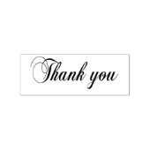 エレガントThank You Writhl Script ラバースタンプ (インプリント)