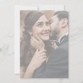 エレガントVellum Hand Lettered Overlay Photos 結婚 セーブザデート (裏面)