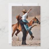 エレガントVellum Overlay Minimalist Photos 結婚. 招待状 (裏面)