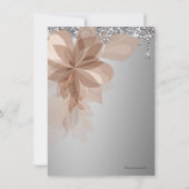 エレガントVexanzaパーソナライズされたサンキューカード サンキューカード (裏面)