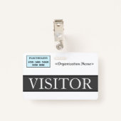 「エレガントVISITOR」バッジ バッジ (裏面クリップ)