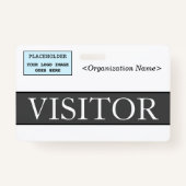 「エレガントVISITOR」バッジ バッジ (裏面)