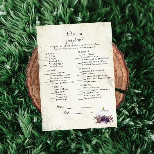 エレガントWhite Pumpkinあなたの電話の何 招待状