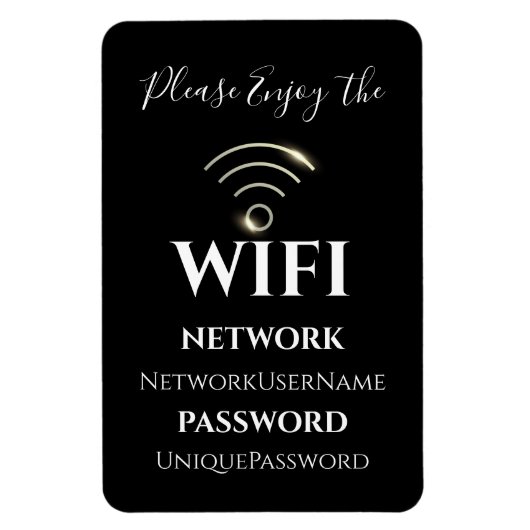 エレガントWiFi マグネット (縦)