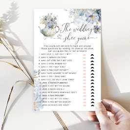 エレガントWildflowers blueの結婚シューゲーム