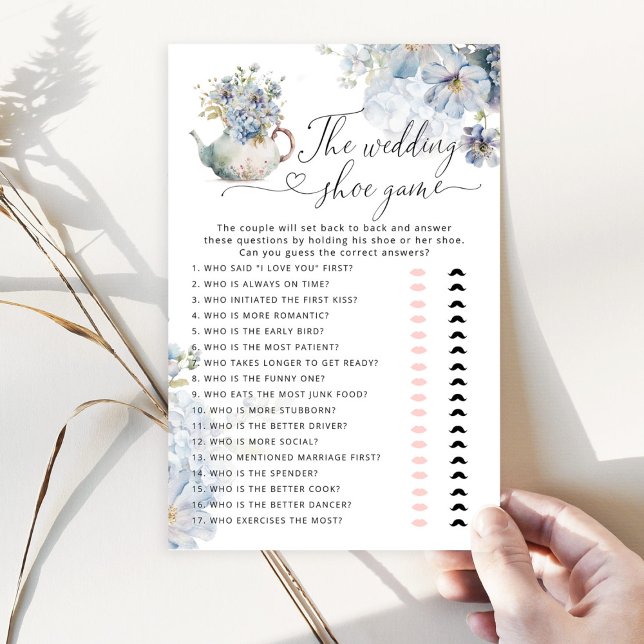 エレガントWildflowers blueの結婚シューゲーム (クリエイターアップロード済み)