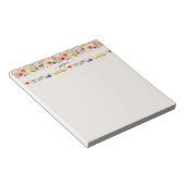 エレガントwildwflowersスクリプト名 ノートパッド (アングル)