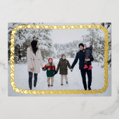 エレガントWinter Garlandの写真 箔シーズンカード (正面)