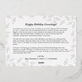 エレガントWinter Garlandの写真 箔シーズンカード (裏面)