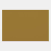 エレガントyarrow金ゴールドミニマルとシック ラッピングペーパーシート (正面)