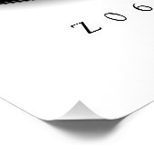 エレガントZ-06ベットイラストレーション ポスター (コーナー)