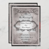 エレガンビクトリアントウエディング招待状 招待状 (正面/裏面)