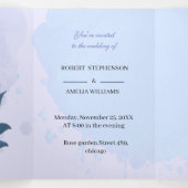 エレガンブルー結婚エステティック 三つ折り招待状 (内部中)