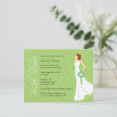 エレガンモダンスブライダルシャワー招待 招待状 (スタンド正面)