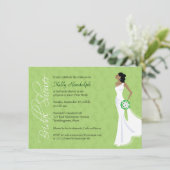 エレガンモダンスブライダルシャワー招待 招待状 (スタンド正面)