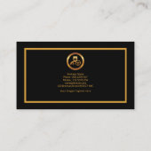 エレガン企業のスモダンプロフェッショナルチョフール 名刺 (裏面)